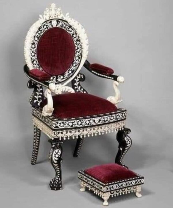 Italian Baroque Throne Armchair